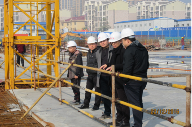 湖大建筑学院魏春雨考察常德财鑫投融资服务中心项目建设